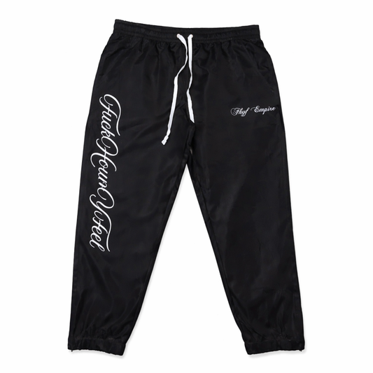 FHYF BLACK JOGGER BOTTOMS